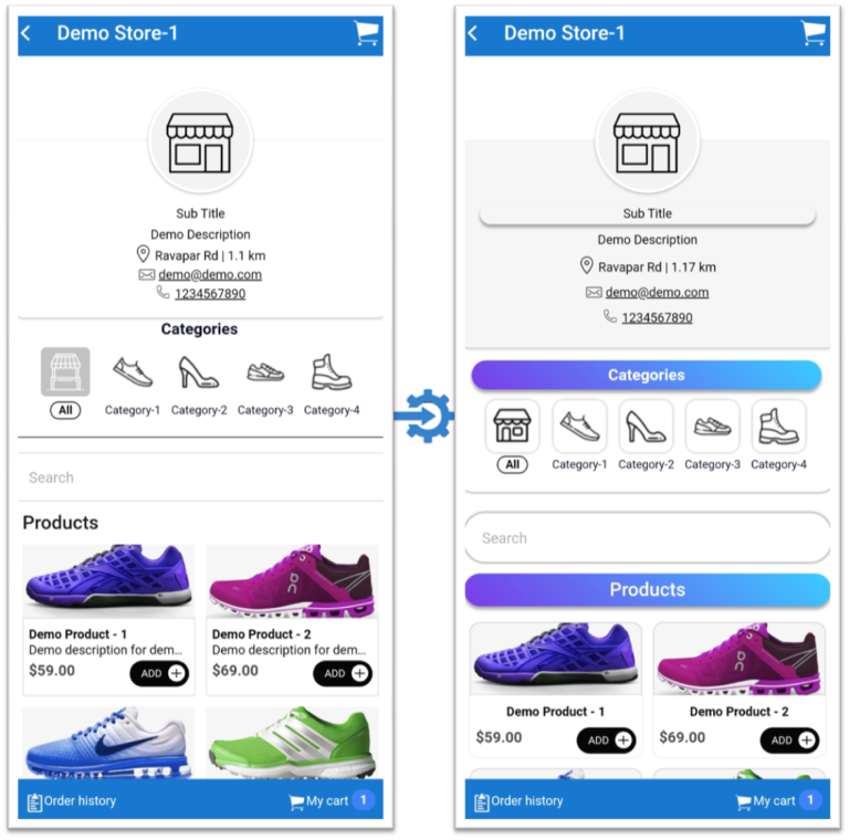 css template1 for commercepro webvista