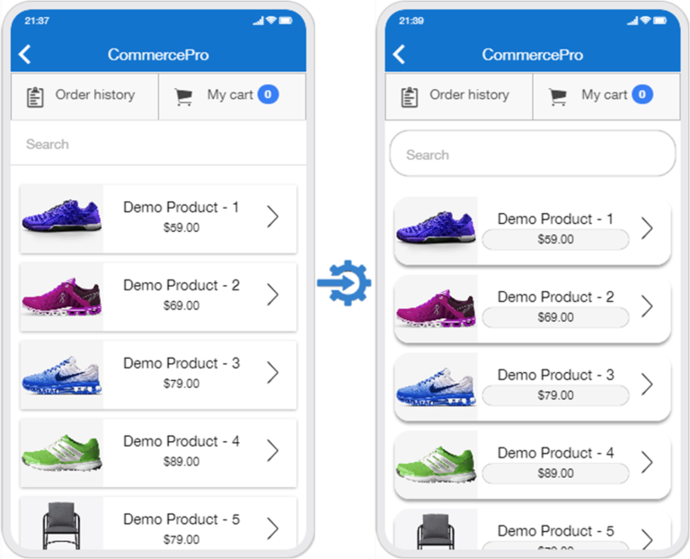 css template1 for commercepro webvista