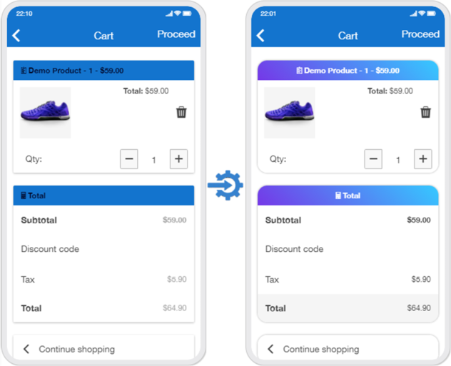 css template1 for commercepro webvista