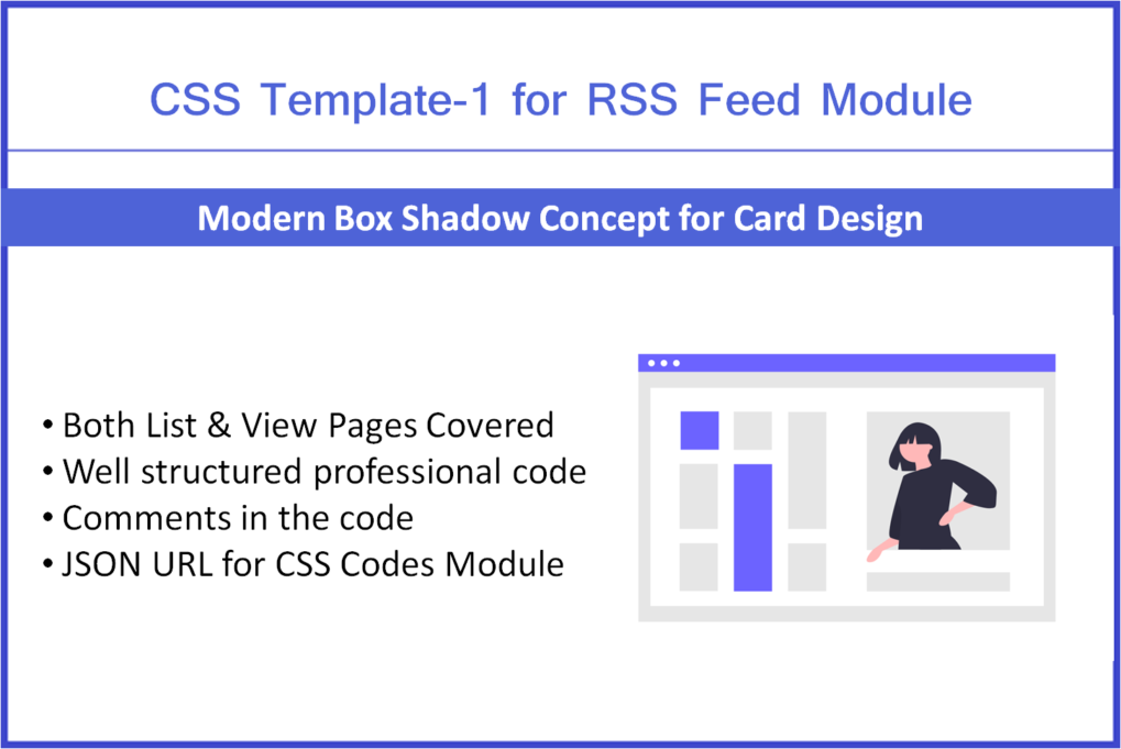 CSS Template-1 for RSS Feed | WebVista | Siberian CMS Store