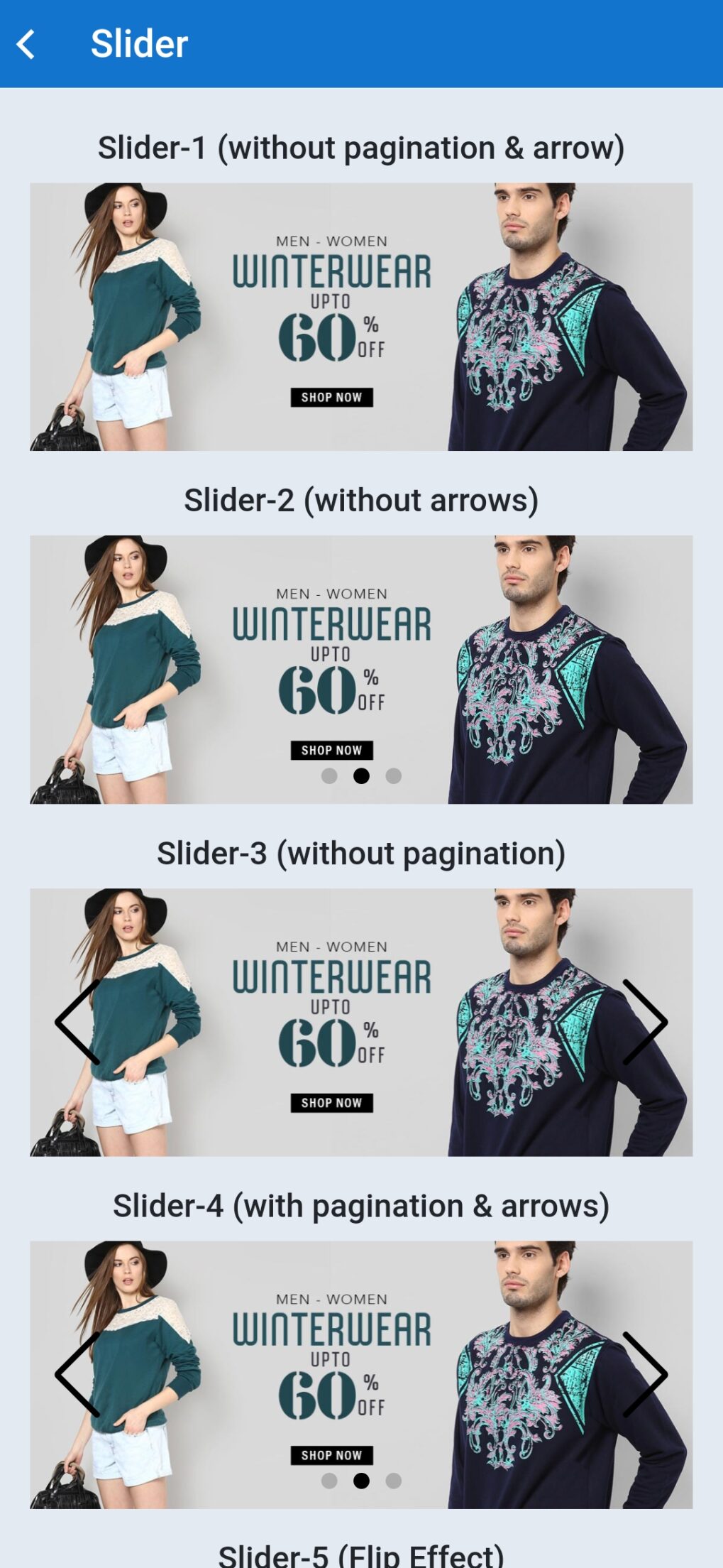 Swiper Slider WebVista Siberian CMS Store